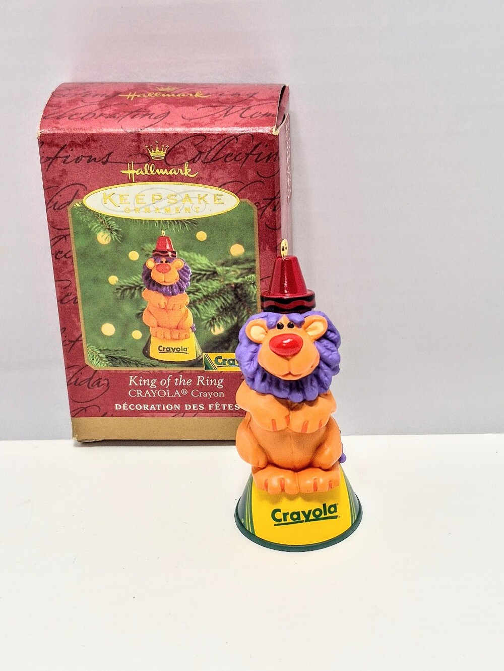 Hallmark Keepsake Christmas Ornament Crayola King of the Ring